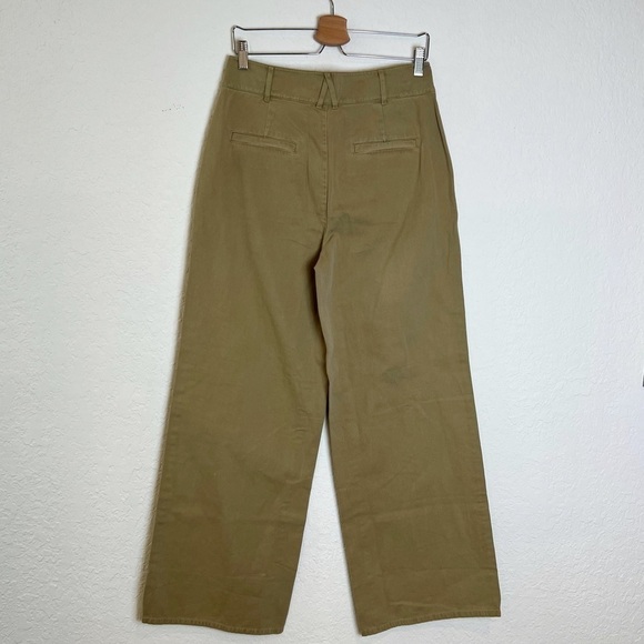 Good American Wide Leg Pants in Tan - Picture 3 of 12